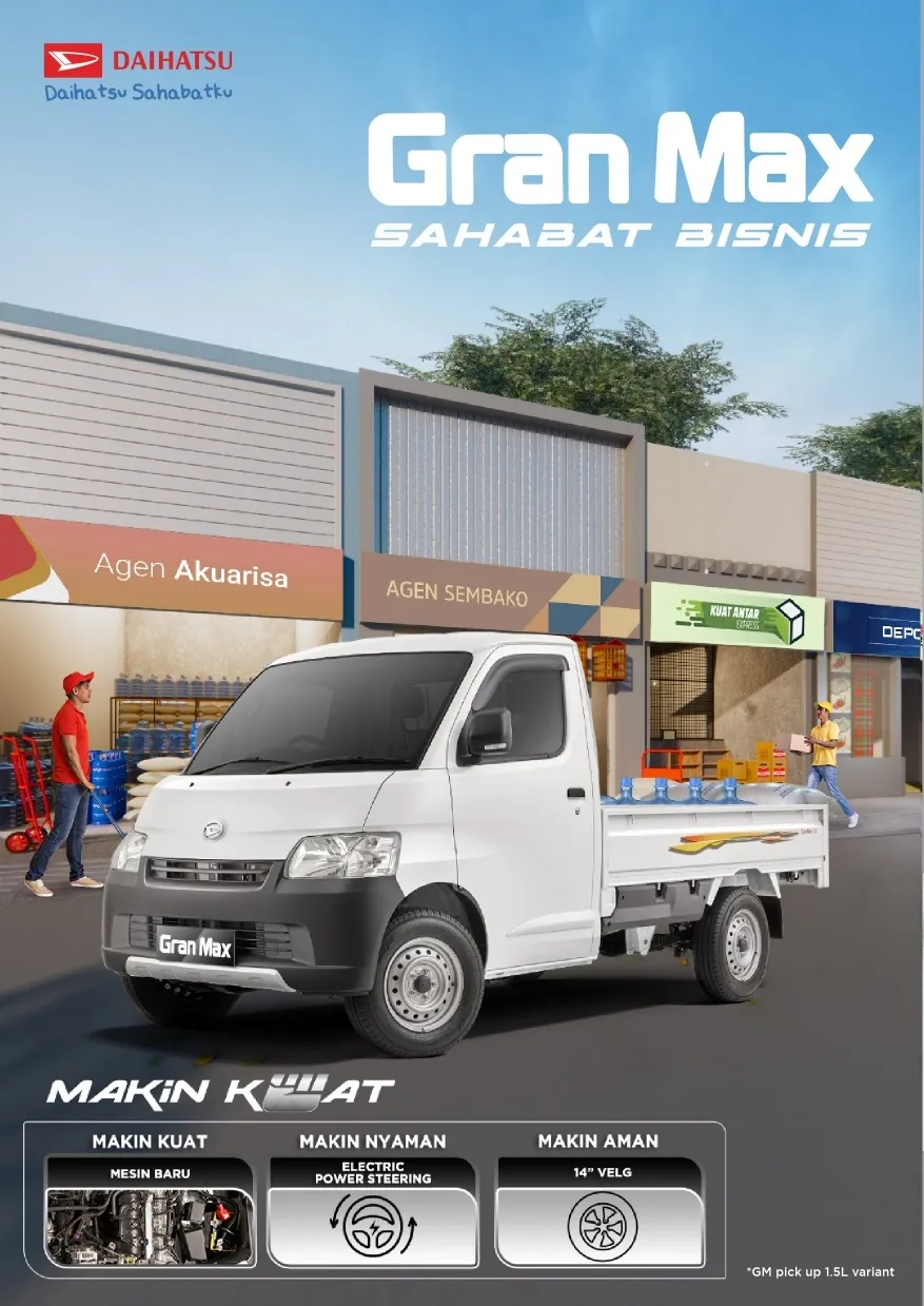 Gran Max Pick Up: Sahabat Bisnis Tangguh, Bikin Untung Makin Maksimal!